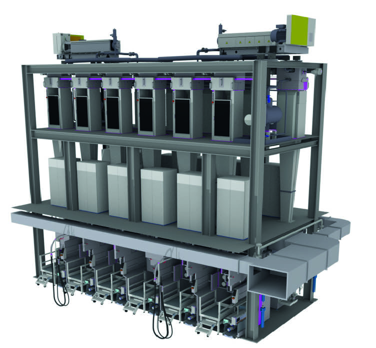 EASYSPIN-ONE Spin-draw machine for POLYESTER (PET) AND POLYAMIDE (PA)
