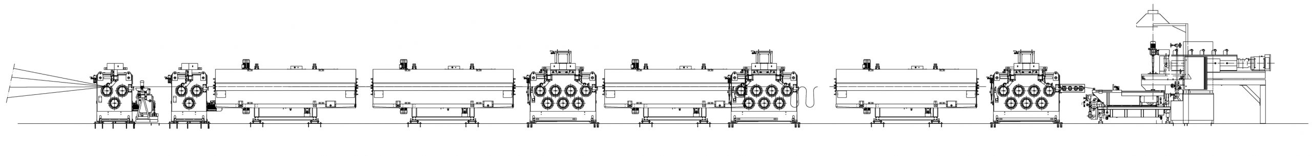 line designed to produce high quality monofilament yarns processing polymers