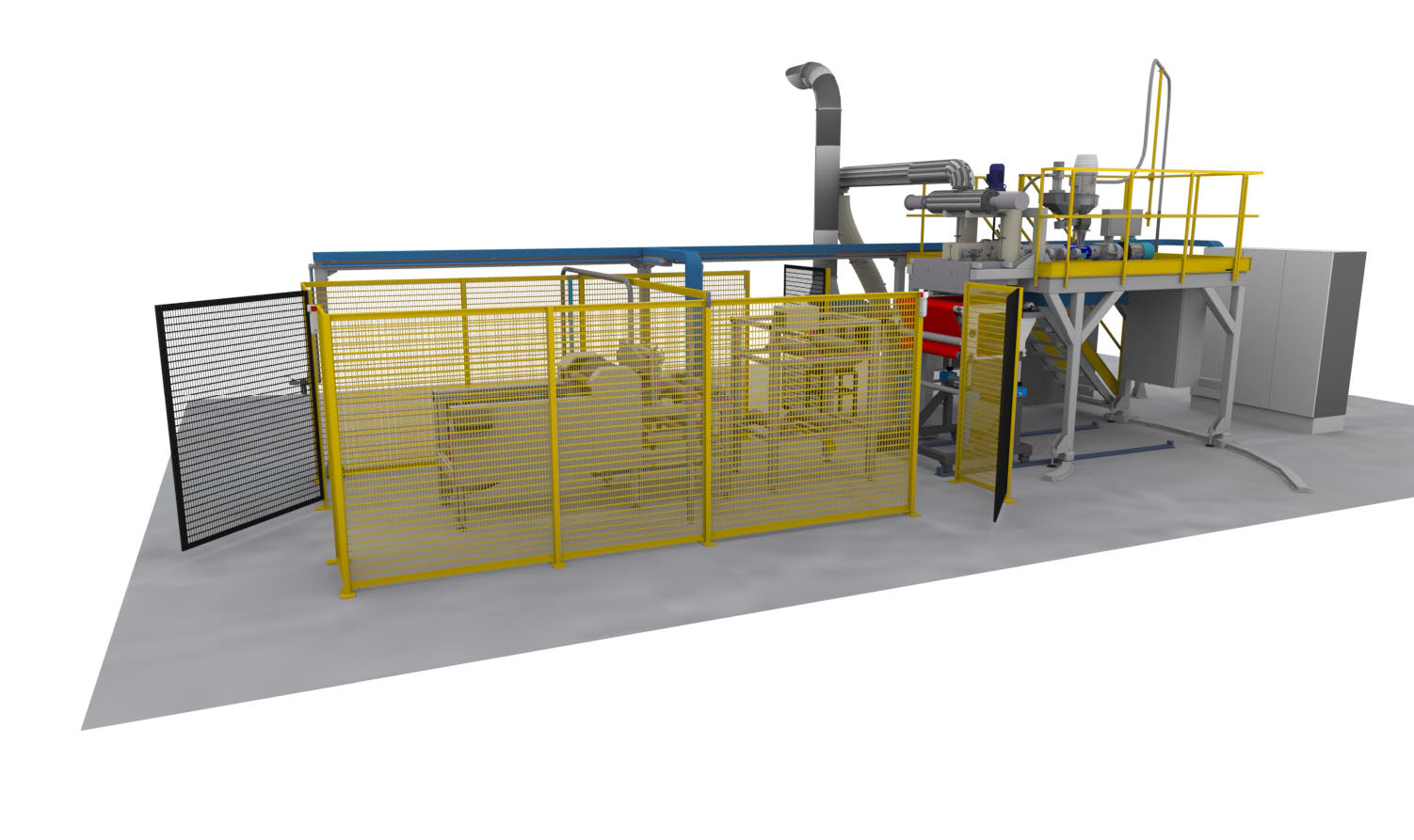 Laboratory and pilot machine for production of melt blown web